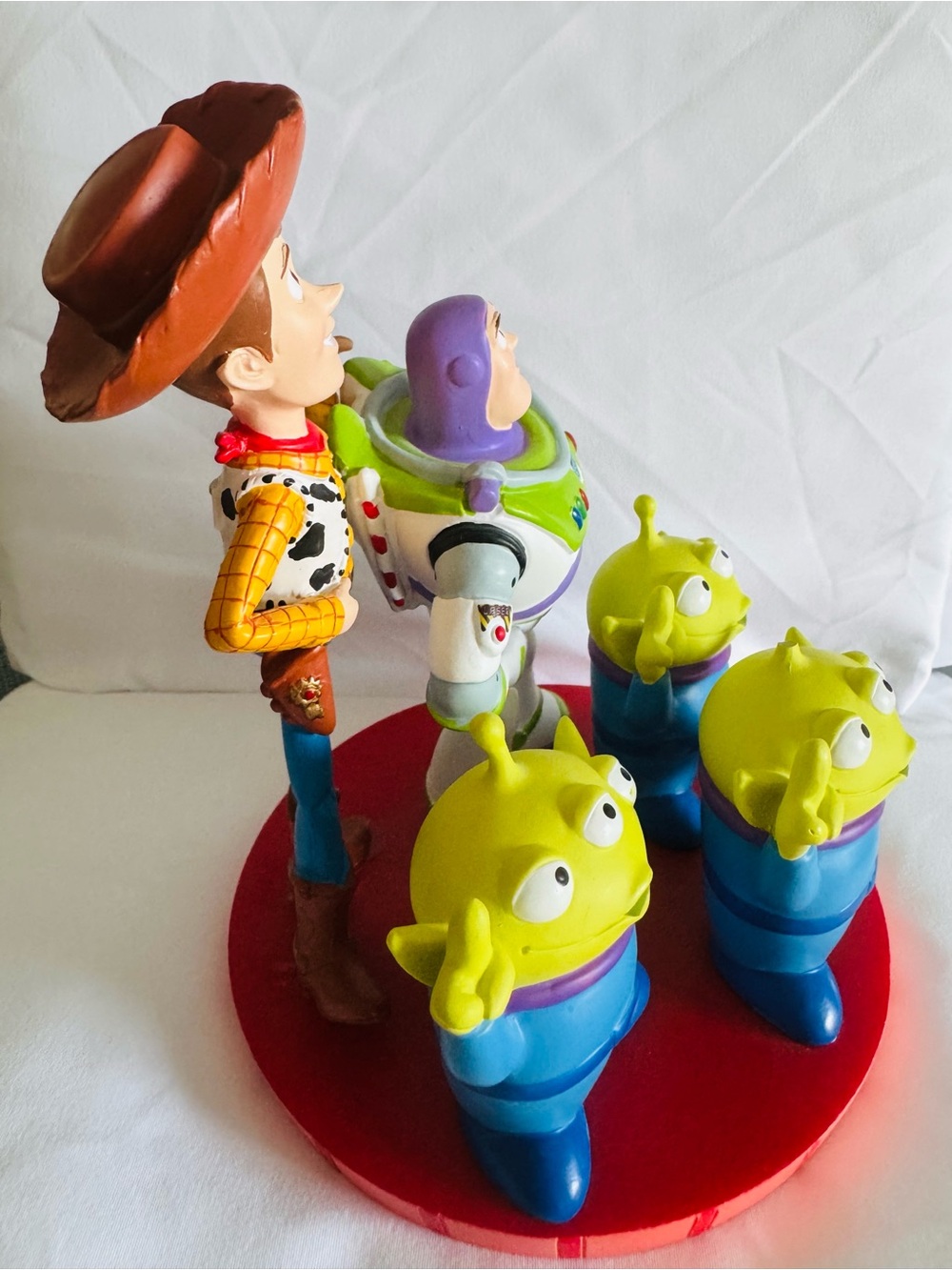 Disney  „We Look Up To You” Toy Story Woody Buzz & Aliens Figurine - Picture 5 of 6